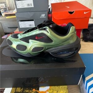 Nike Olive and Black Air Max Sneakers